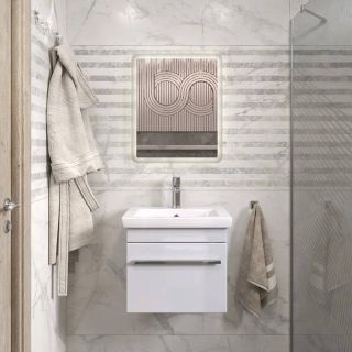 Тумба под раковину подвесная Vigo Land 018 50 см белый